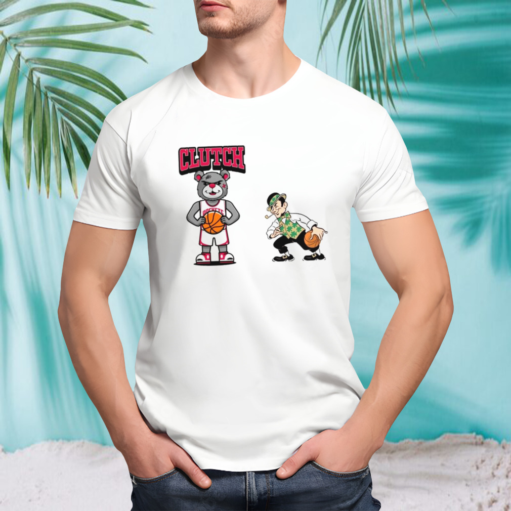 Houston Rockets VS Boston Celtics NBA Jan 6 2024 mascot basketball shirt