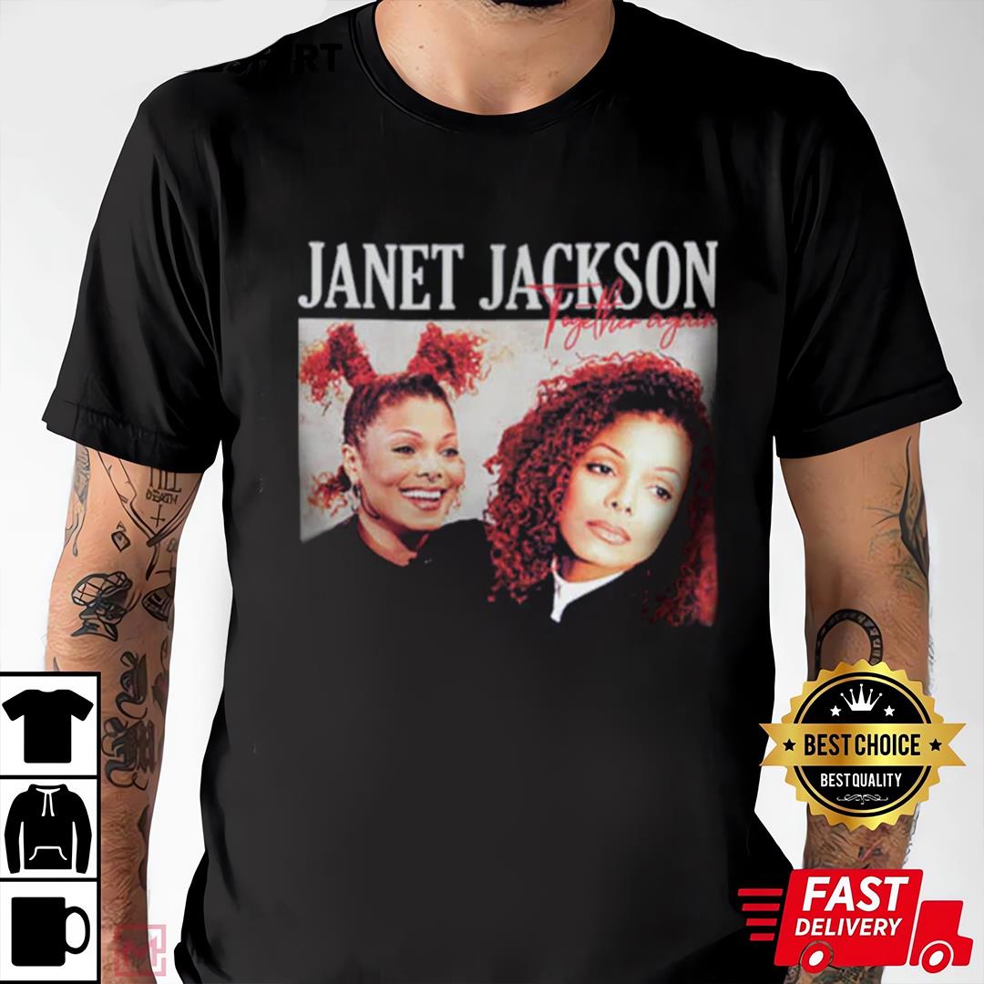 Janet Jackson Together Again Tour T-Shirt, Janet Jackson Graphic Tee