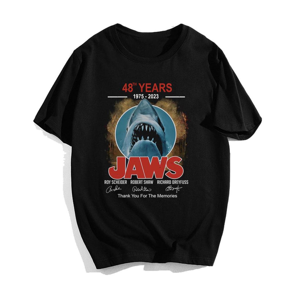 Jaws Shirt 48th Anniversary Thank You For The Memories T-Shirt