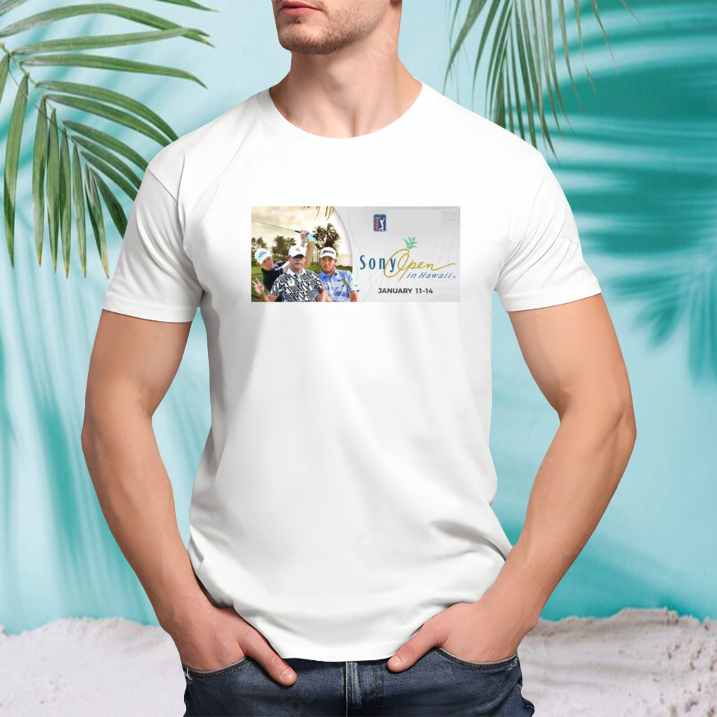Sony Open PGA Tour Jan 14 2024 poster shirt