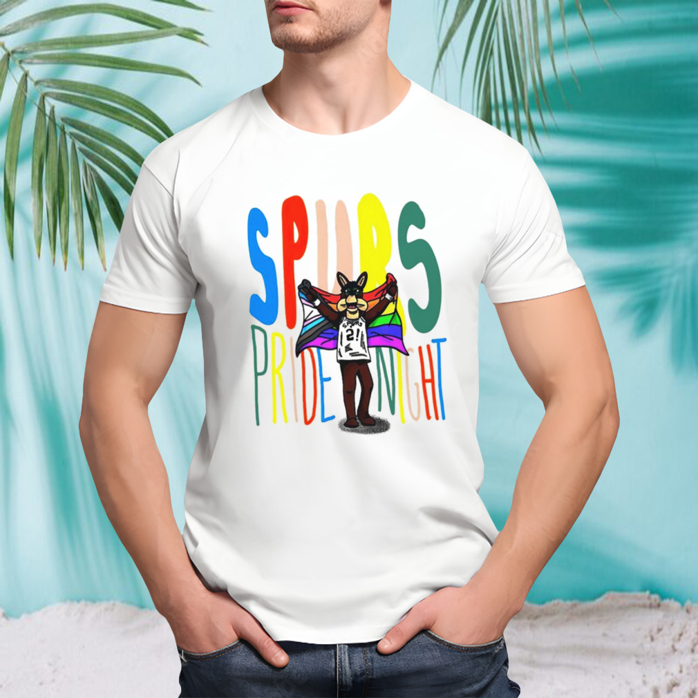 Spurs pride night shirt
