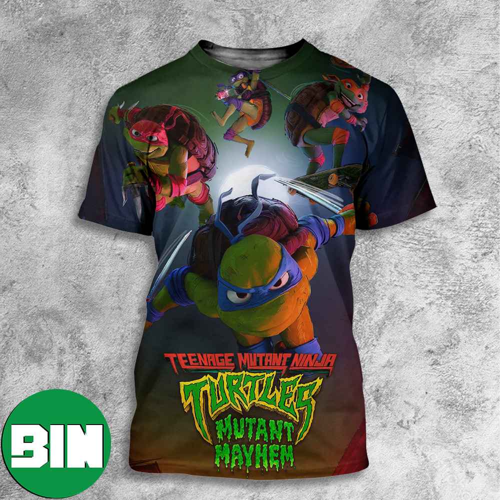 Another New Poster For Teenage Mutant Ninja Turtles Mutant Mayhem 2023 All Over Print Shirt Another New Poster For Teenage Mutant Ninja Turtles Mutant Mayhem 2023 All Over Print Shirt