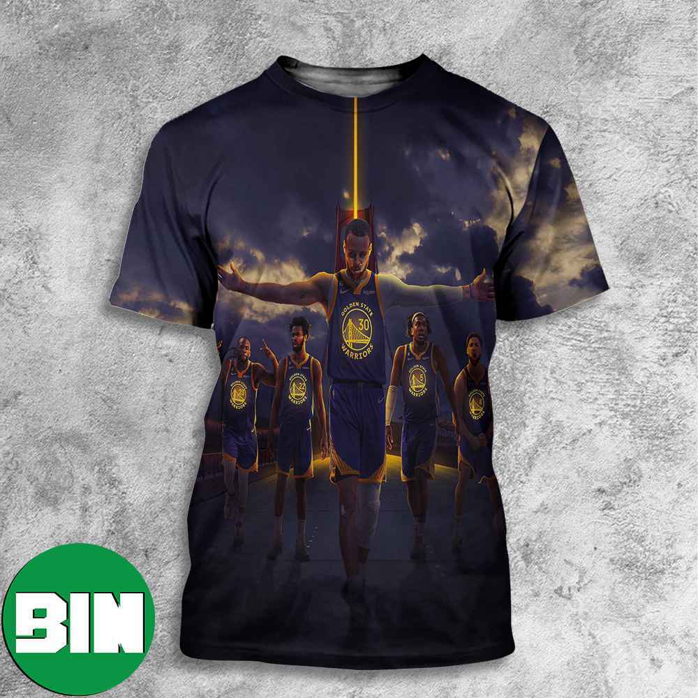 Bay Area Beam Golden State Warriors NBA Playoffs All Over Print Shirt