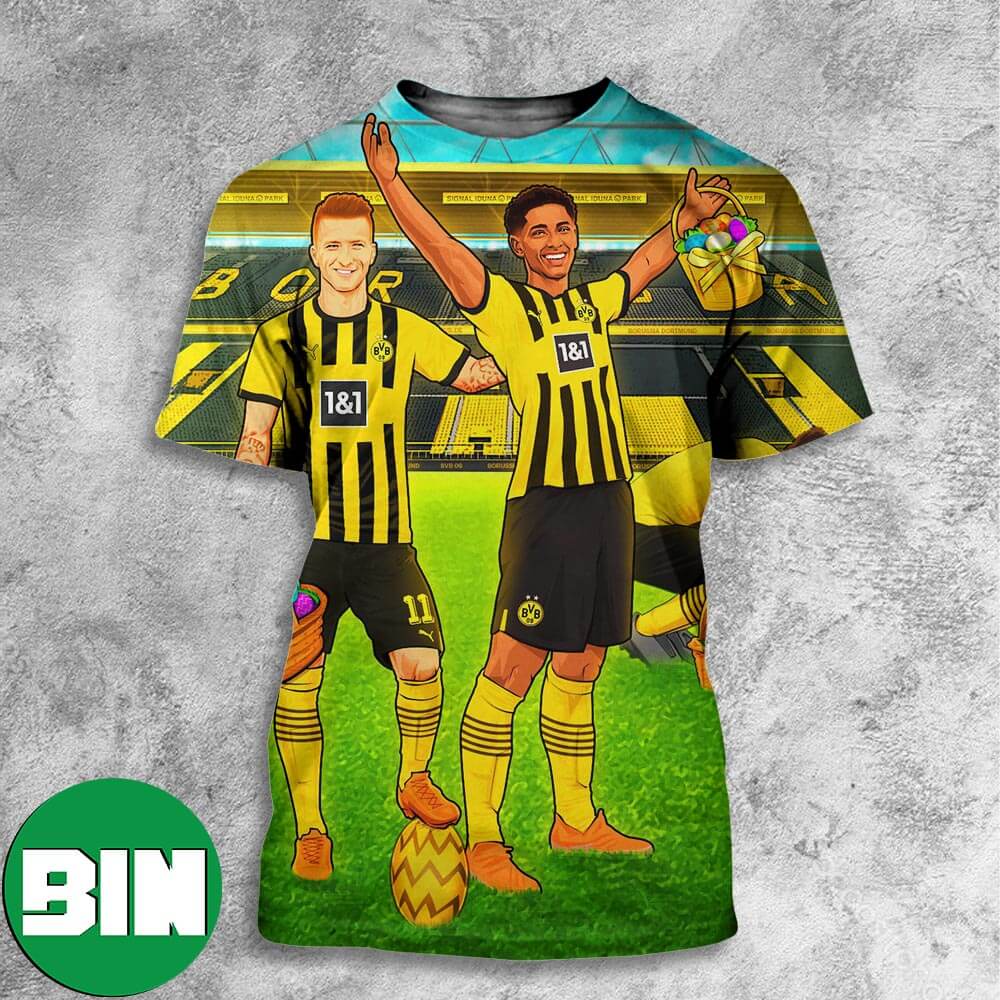 Borussia Dortmund BVB Frohe Ostern Borussen Happy Easter Egg Day 2023 All Over Print Shirt Borussia Dortmund BVB Frohe Ostern Borussen Happy Easter Egg Day 2023 All Over Print Shirt