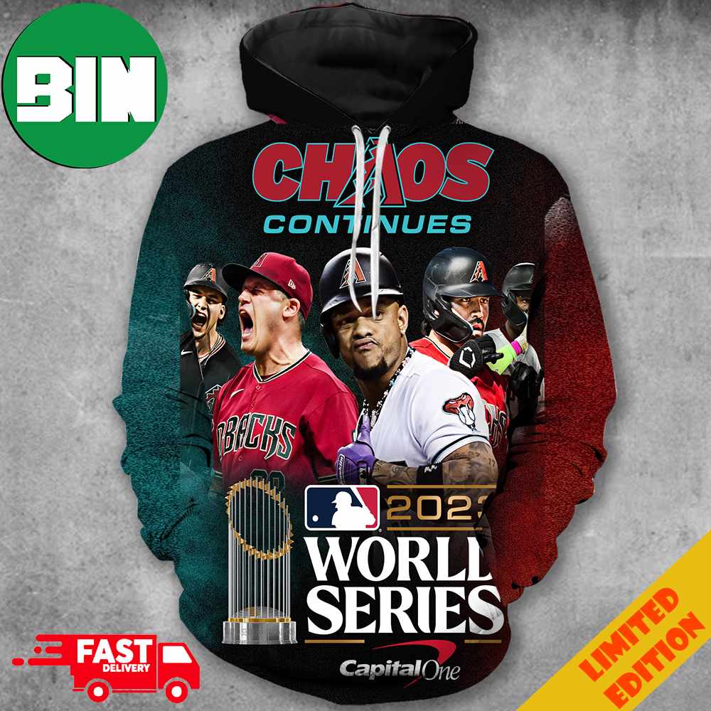 Chaos Continues Arizona Diamondbacks Are Headed To The 2023 World Series All Over Print T-Shirt Chaos Continues Arizona Diamondbacks Are Headed To The 2023 World Series All Over Print T-Shirt