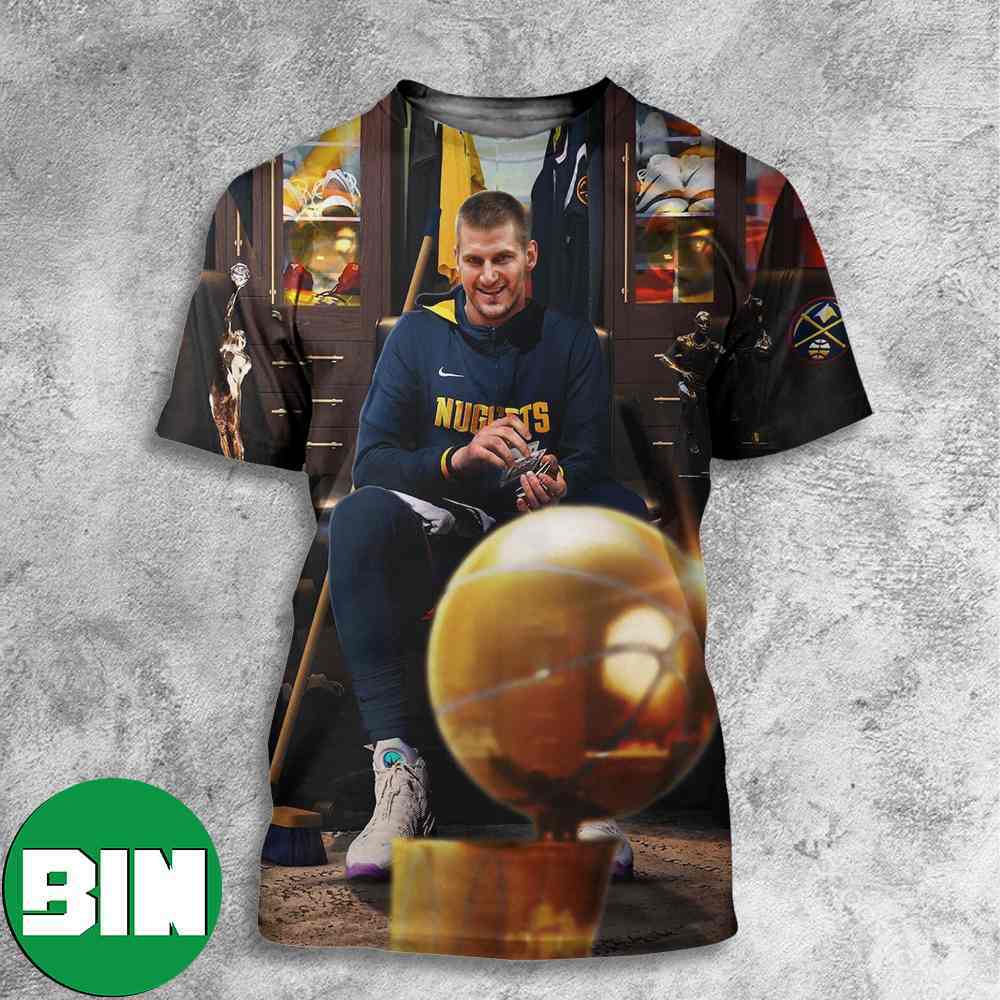 Congrats Denver Nuggets And Nikola Jokic First NBA Finals Champions 2023 NBA Finals All Over Print Shirt