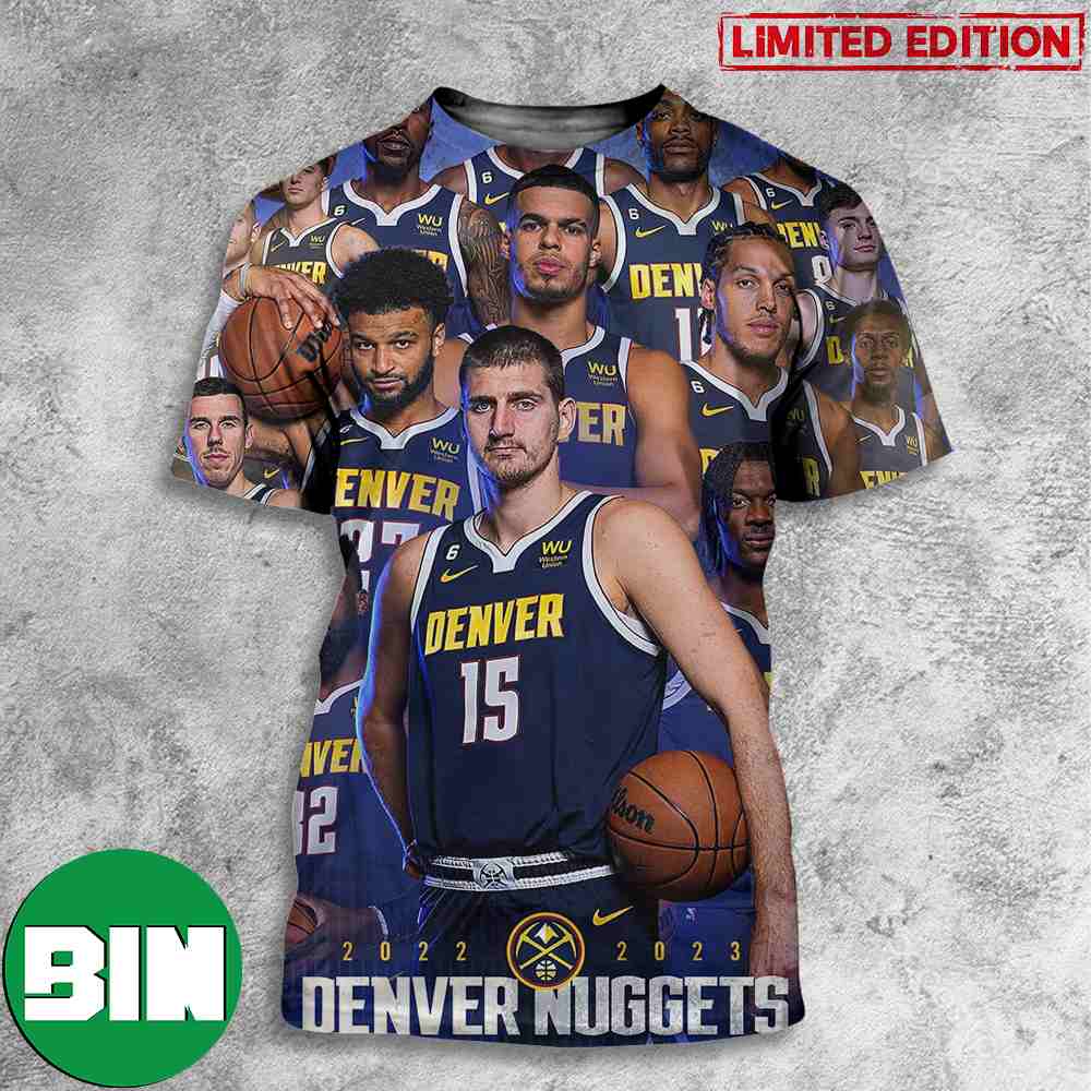 Congratulations Denver Nuggets On Winning The NBA Finals 2023 3D T-Shirt