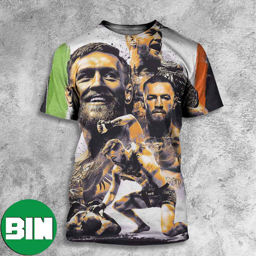 Conor McGregor UFC Champions 2023 All Over Print Shirt