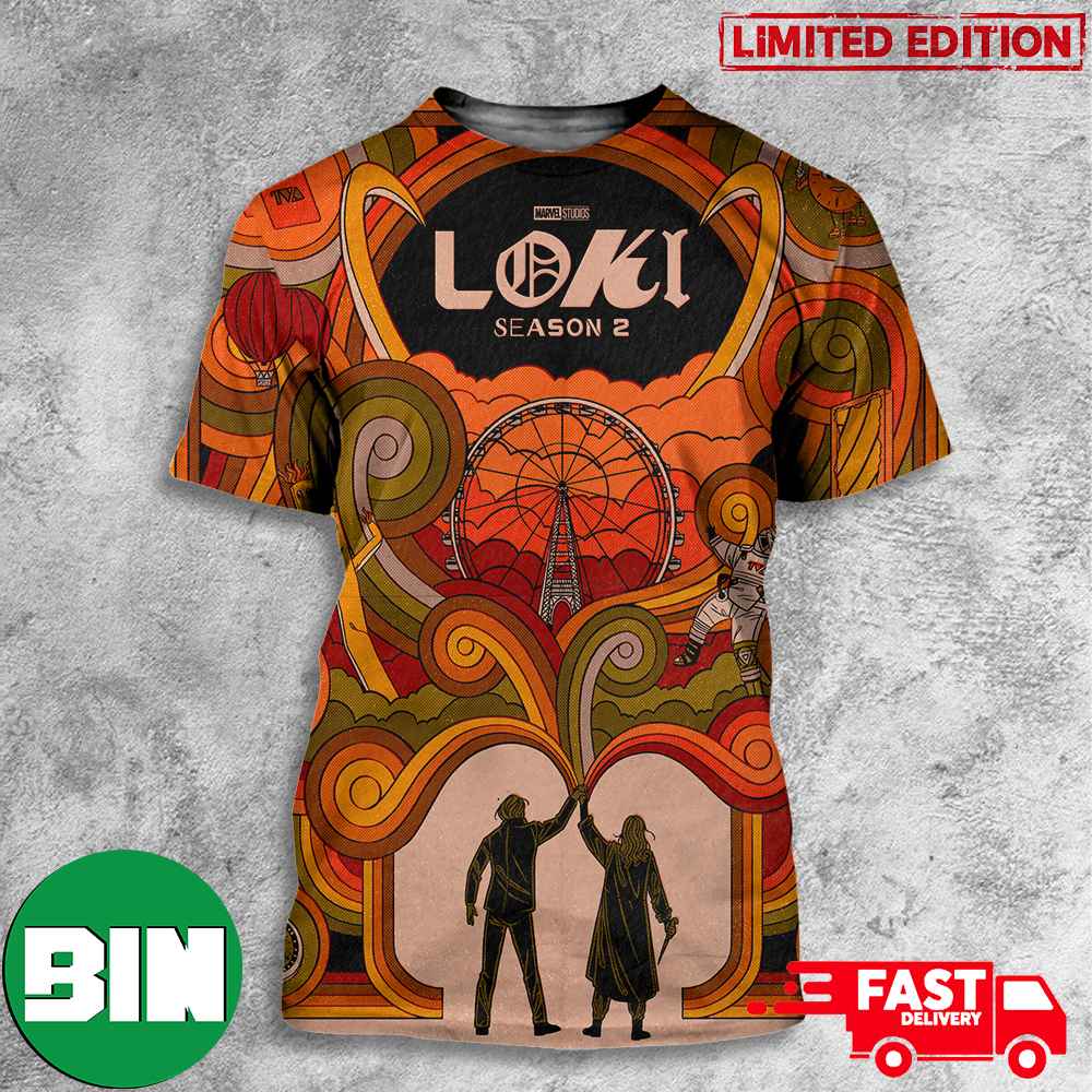 Conor Merriman_s Psychedelic 70s Style On The God Of Mischief_s Loki Season 2 Disney Marvel Studios 3D T-Shirt