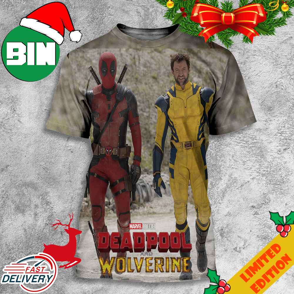 Deadpool 3 Characters Movie Leaked Deadpool x Wolverines Marvel Studios 3D All Over Print T-Shirt