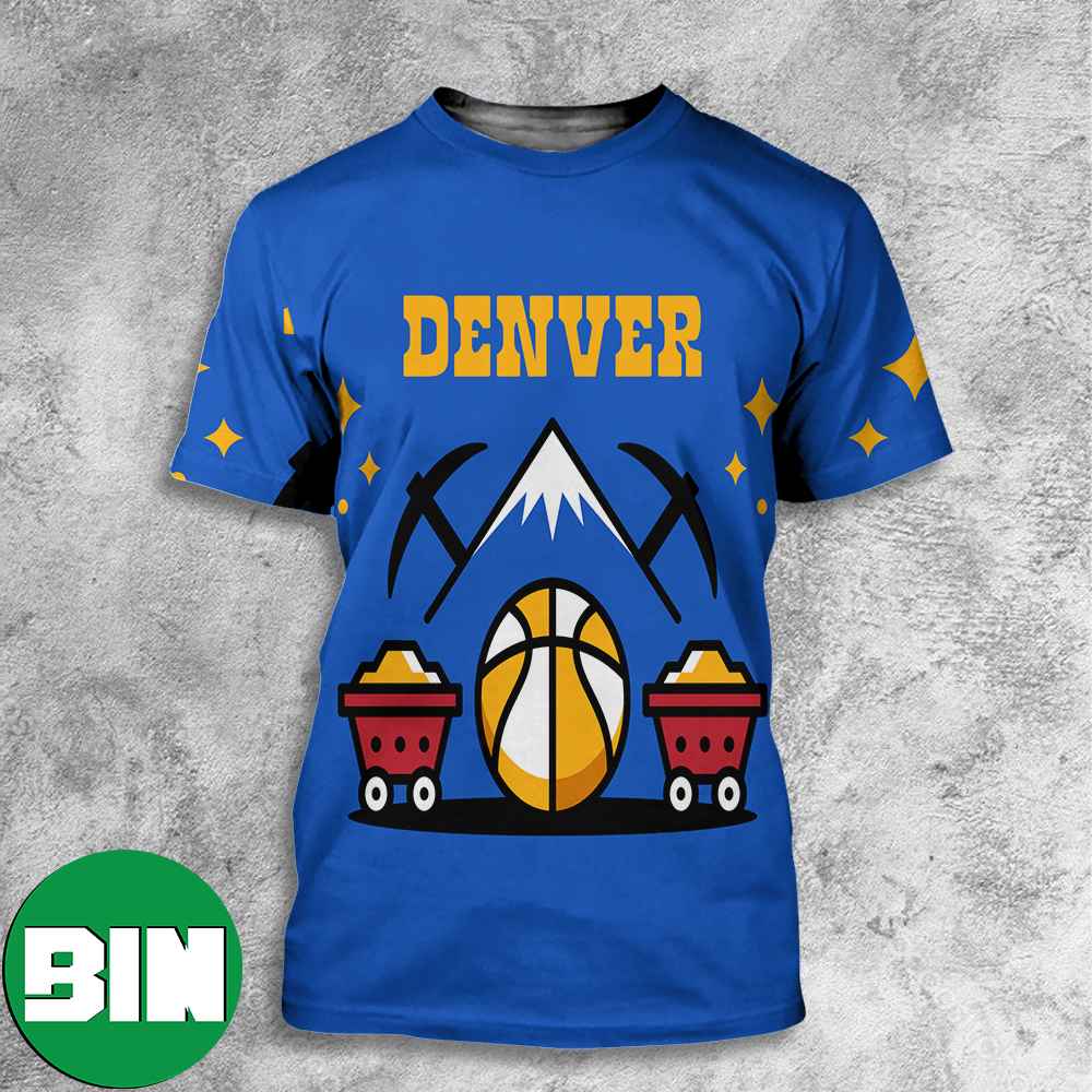 Denver Nuggets 2023 NBA Finals Champions 3D T-Shirt