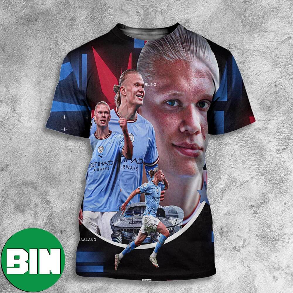 Erling Haaland Manchester City FC Defeat Bayern Munich All Over Print Shirt
