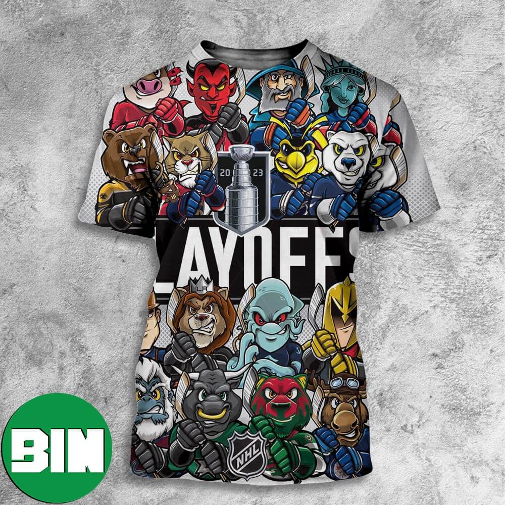 Field Is Set Matchups Are Not Should Be Fun NHL Hockey Mascot Team NHL Playoffs Stanley Cup All Over Print Shirt
