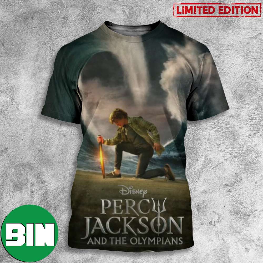 First Poster For Percy Jackson And The Olympians December 20 2023 In Disney Plus 3D T-Shirt First Poster For Percy Jackson And The Olympians December 20 2023 In Disney Plus 3D T-Shirt