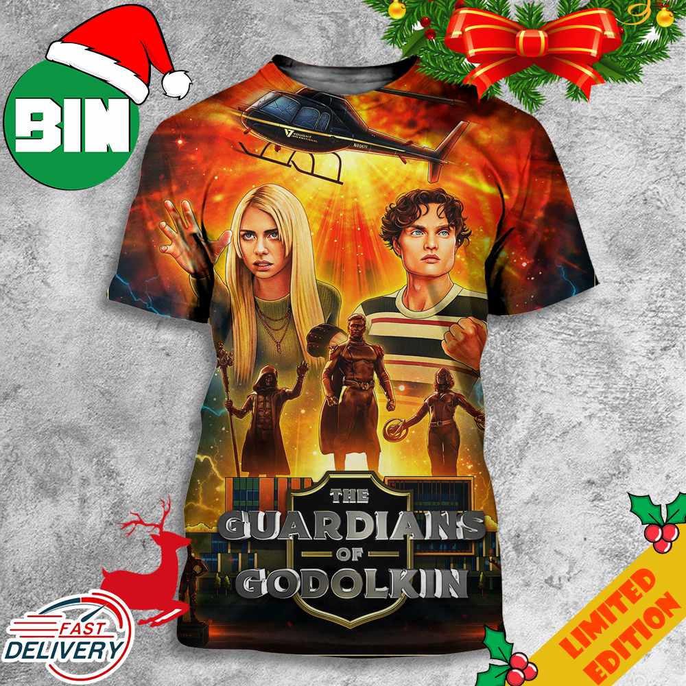 Funny Vought International Cate Dunlap And Sam Riordan The Guardians Of Godolkin Poster 3D T-Shirt