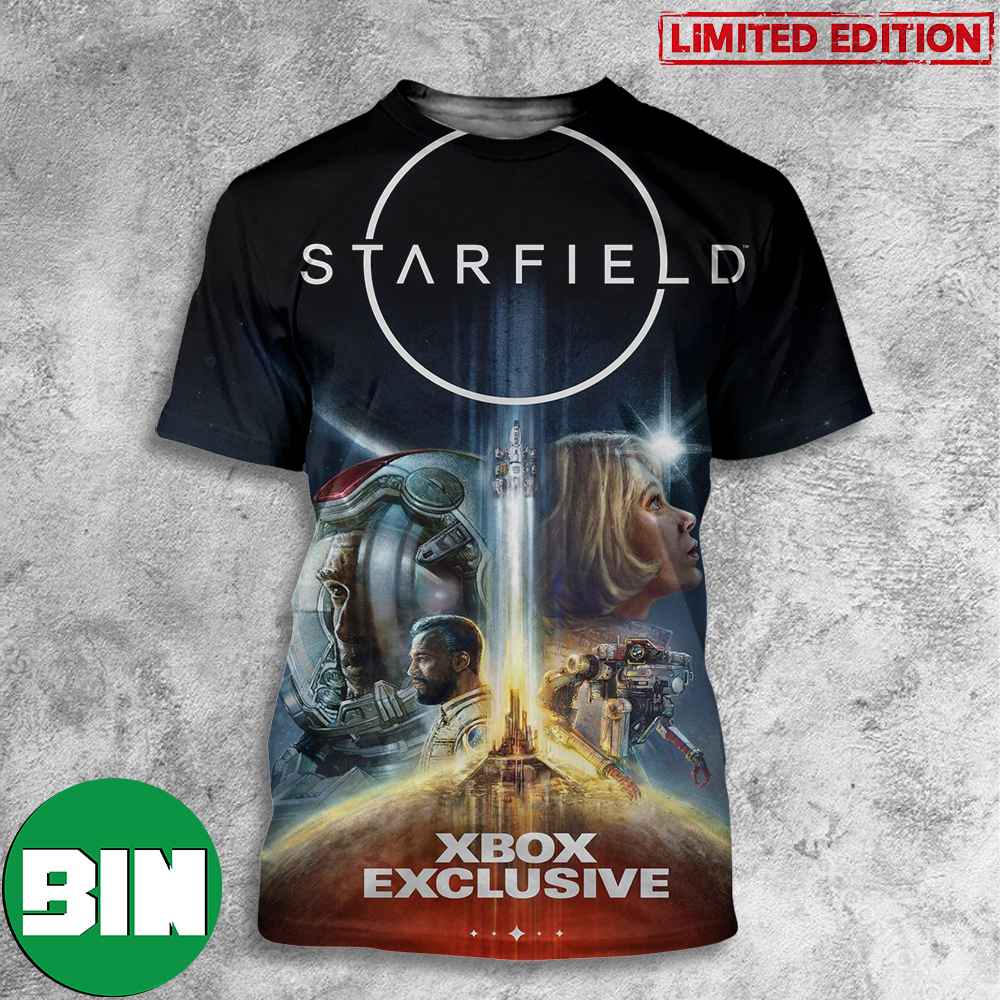 Game Of This Generation Starfield Union 3D T-Shirt