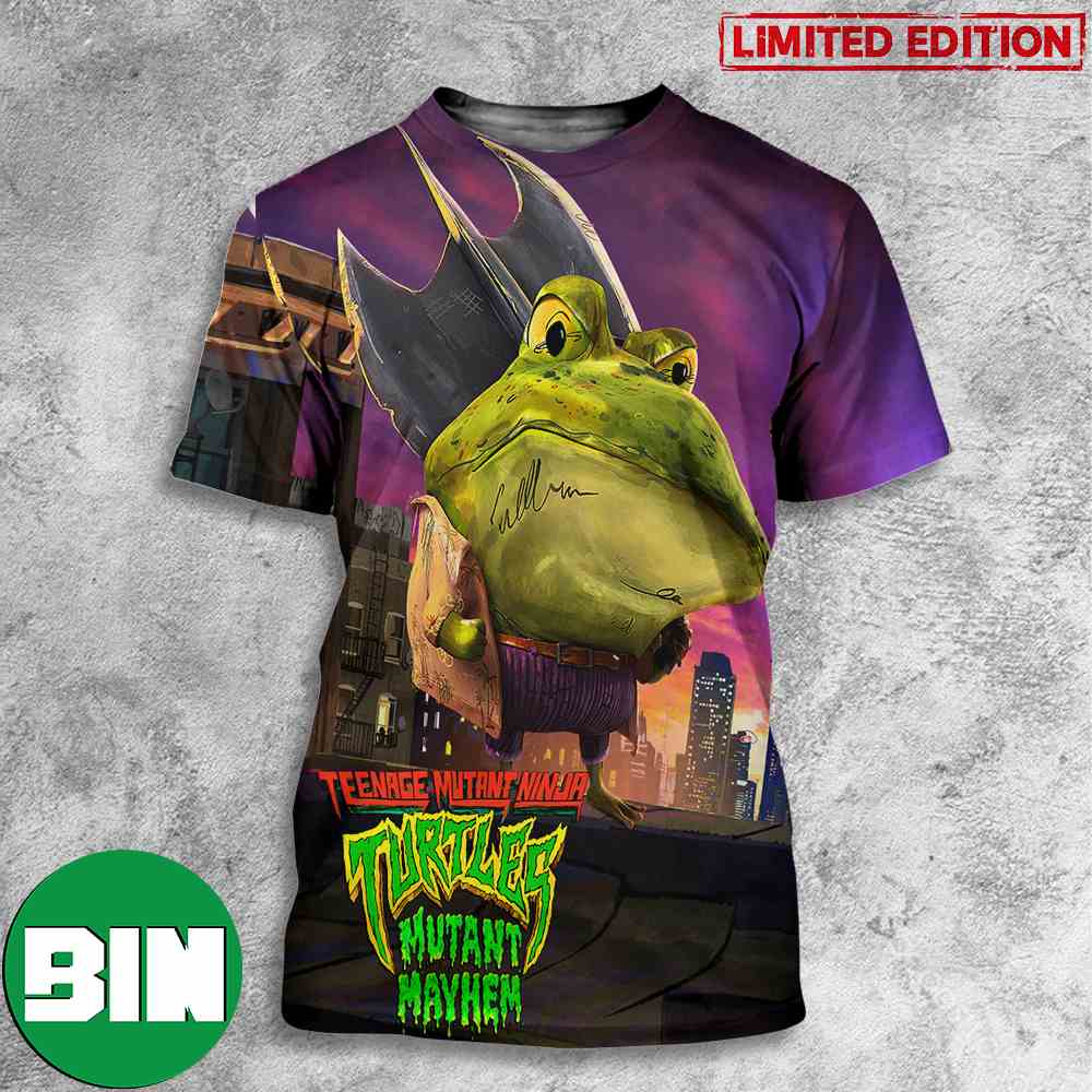 Genghis Frog Teenage Mutant Ninja Turtles Mutant Mayhem TMNT Movie T-Shirt