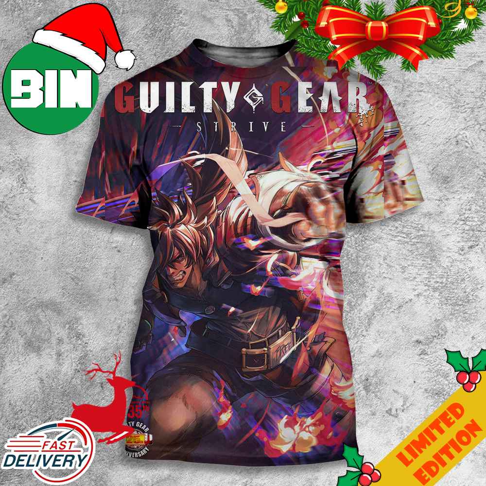 Guilty Gear Strive Celebrates It_s 25th Anniversary 3D T-Shirt