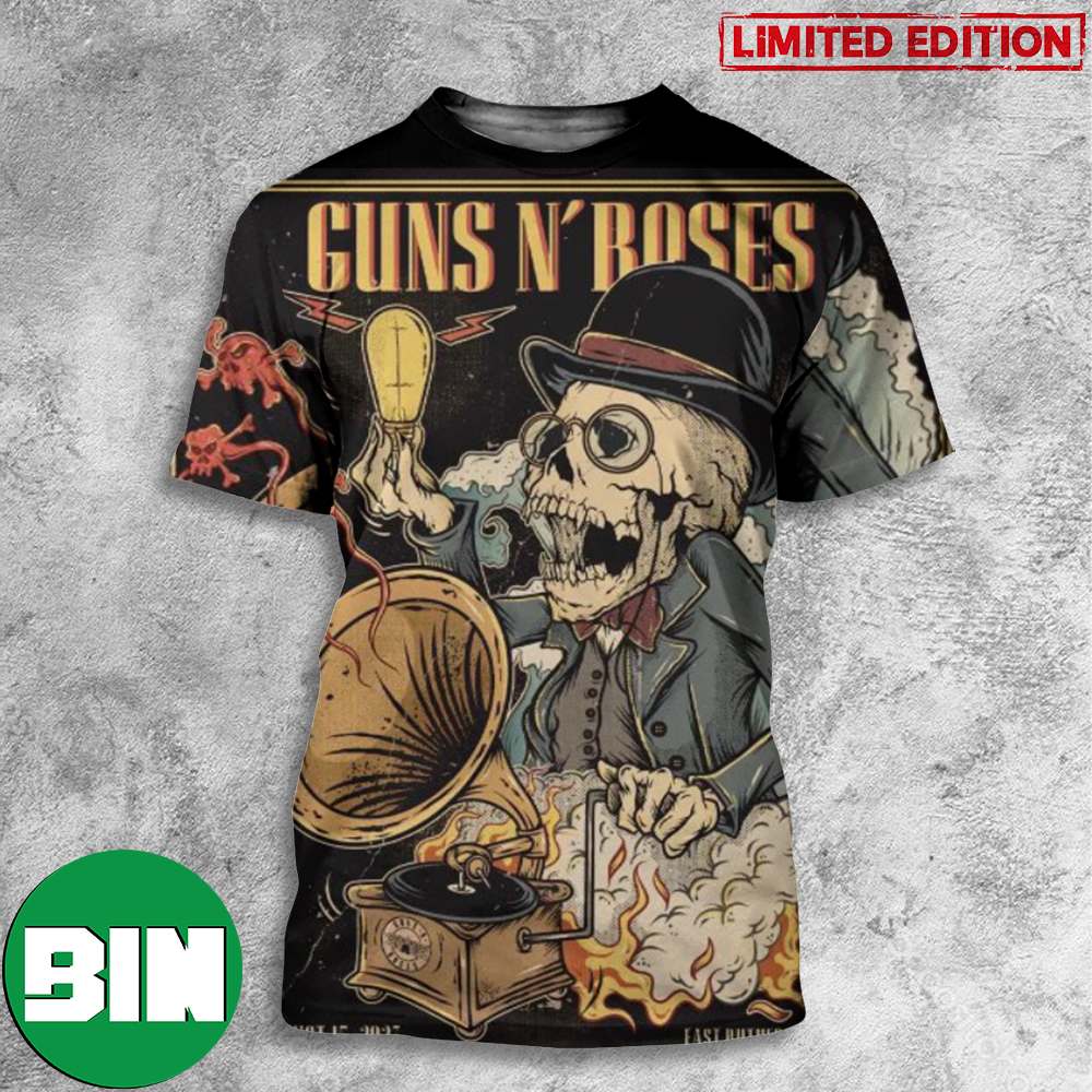 Guns N Roses August 15 2023 East Rutherford NJ MetLife Stadium Tonight All Over Print T-Shirt