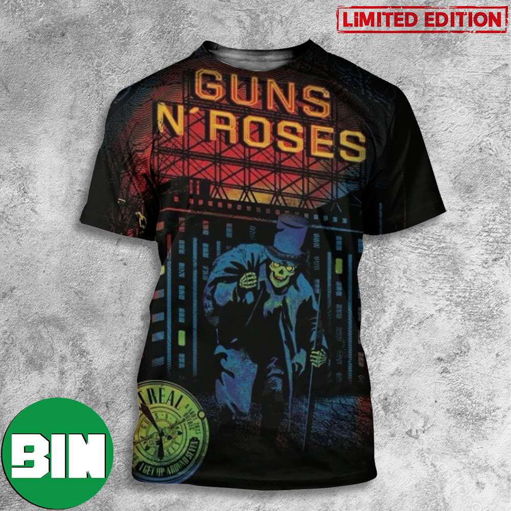 Guns N Roses World Tour Montreal Parc Jean Drapeau Quebec Canada August 8 2023 All Over Print T-Shirt