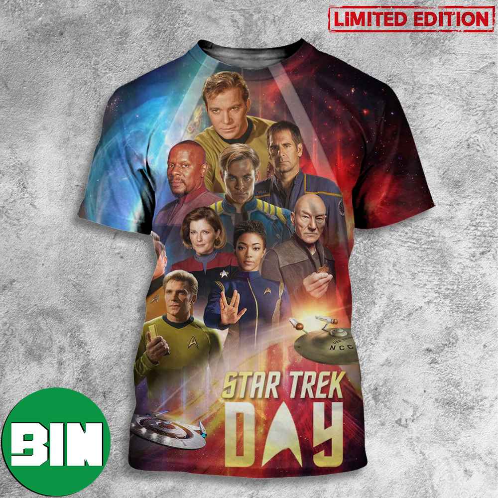 Happy Anniversary 57 Years Star Trek Day Congratulations Incredible Franchise 3D T-Shirt