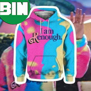 I Am Kenough Hoodie Tie-Dyed Barbie Movie Unisex Sweatshirt