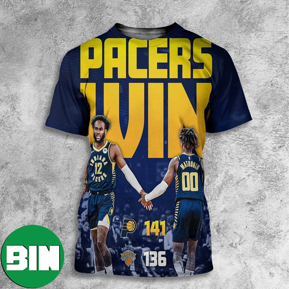 Indiana Pacers A Pacers Win To Close Out The 2022-2023 Season NBA All Over Print Shirt