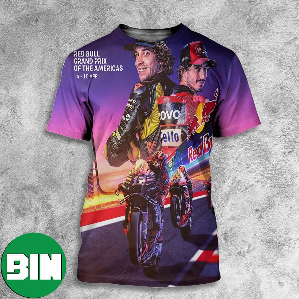 It_s Race Week Again And Moto GP Is About To Land In Texas Americas GP Red Bull Grand Prix Of The Americas All Over Print Shirt