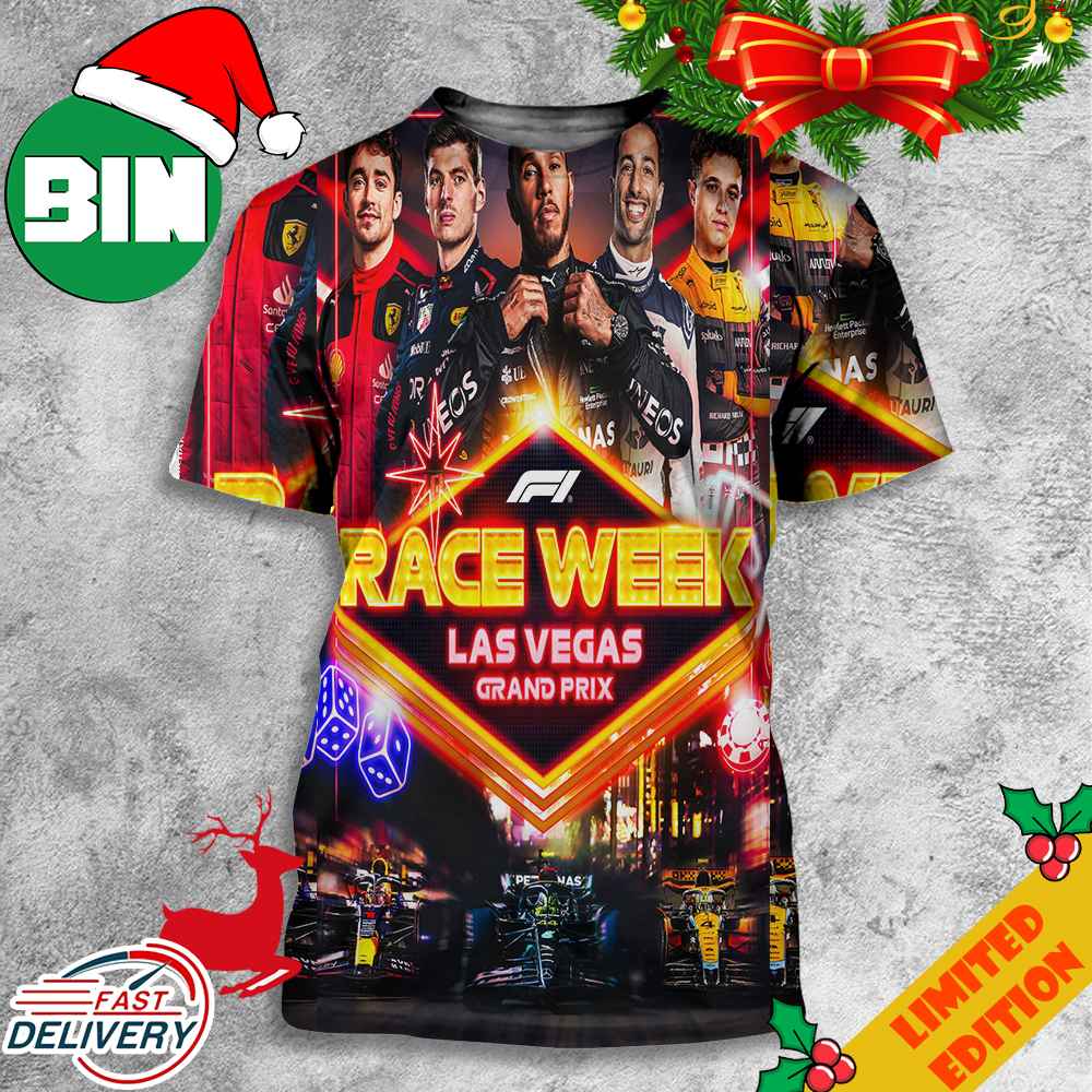 It_s Race Week In Las Vegas Grand Prix GP F1 3D T-Shirt