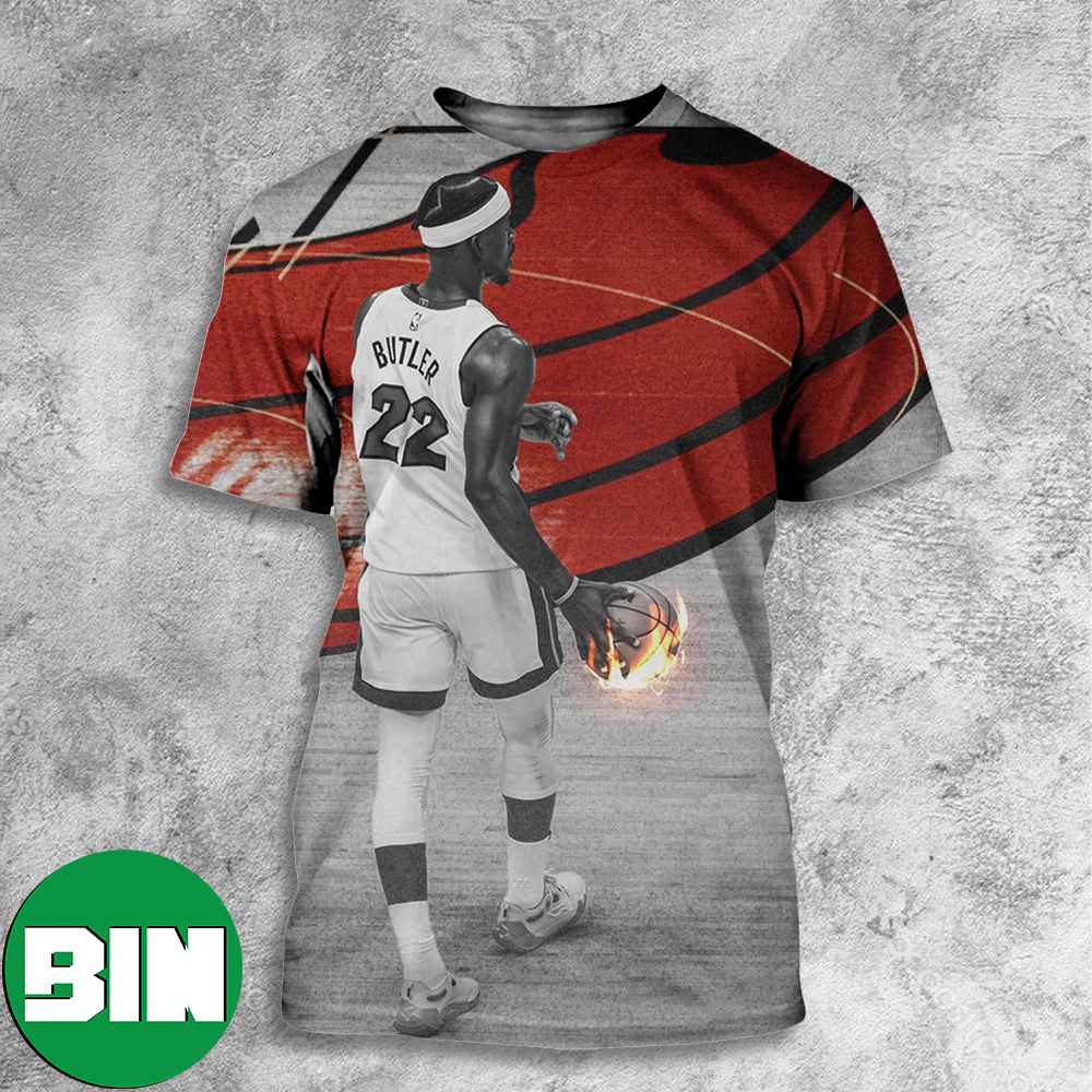 Jimmy Butler Is So Hot Miami Heat Deafeat Boston Celtics In Game 1 NBA Playoffs 2023 All Over Print Shirt