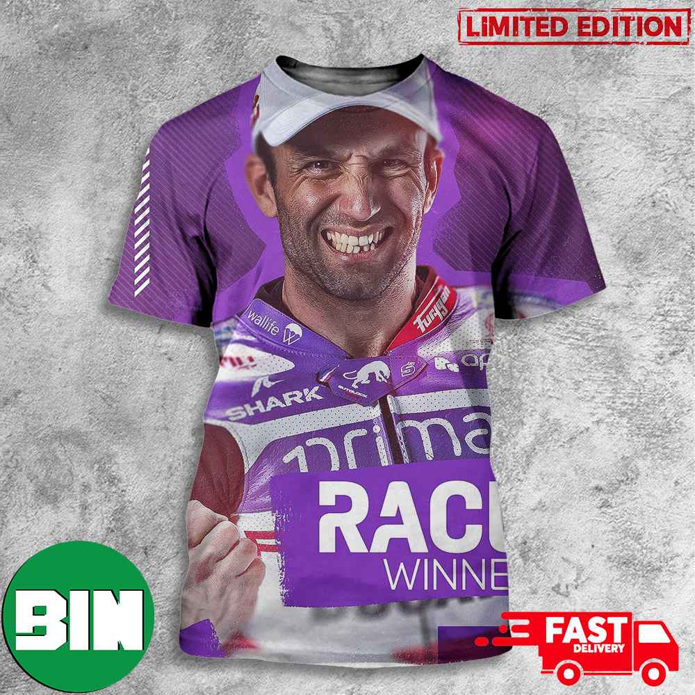 Johann Zarco A Hell Of A Last Lap MotoGP Australian GP 2023 Race Winner 3D T-Shirt