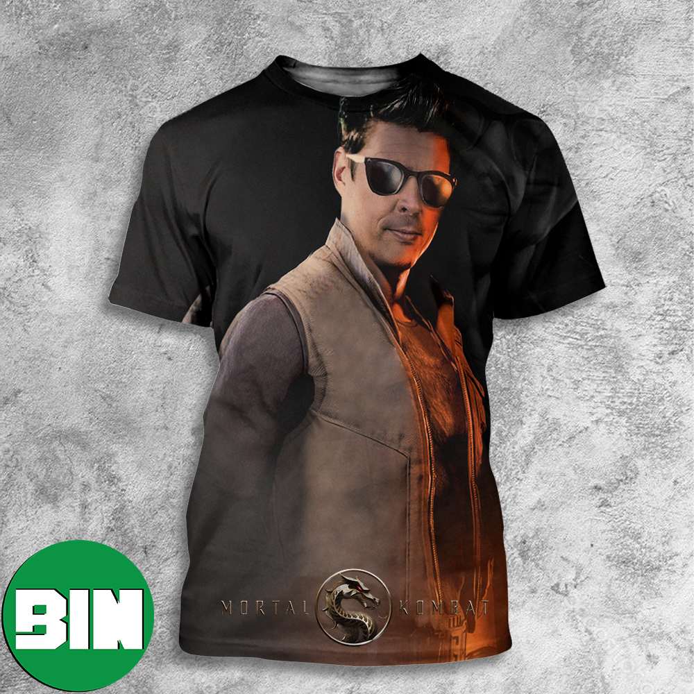 Karl Urban as Johnny Cage Mortal Kombat New Fan Art Movie Poster All Over Print Shirt