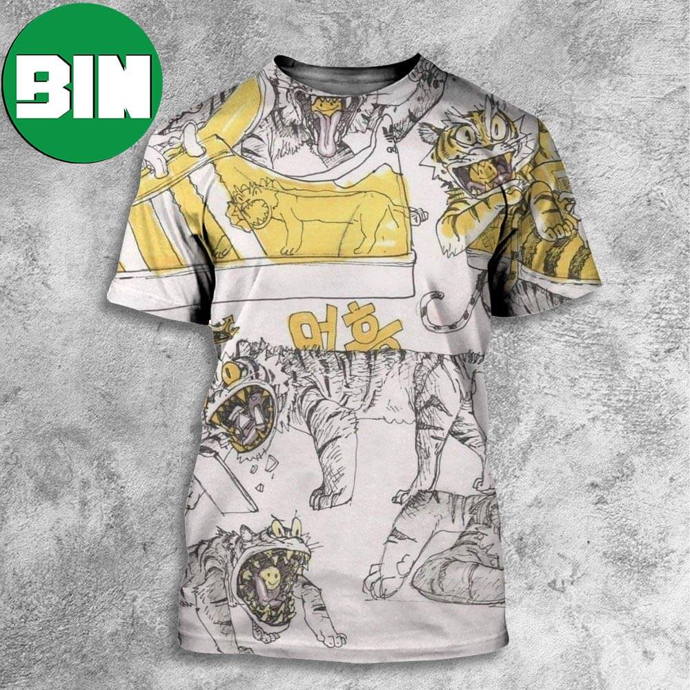 Kim Jung Gi The Master Exhibition The Master With Friends Kasina Hannam All Over Print Shirt Kim Jung Gi The Master Exhibition The Master With Friends Kasina Hannam All Over Print Shirt