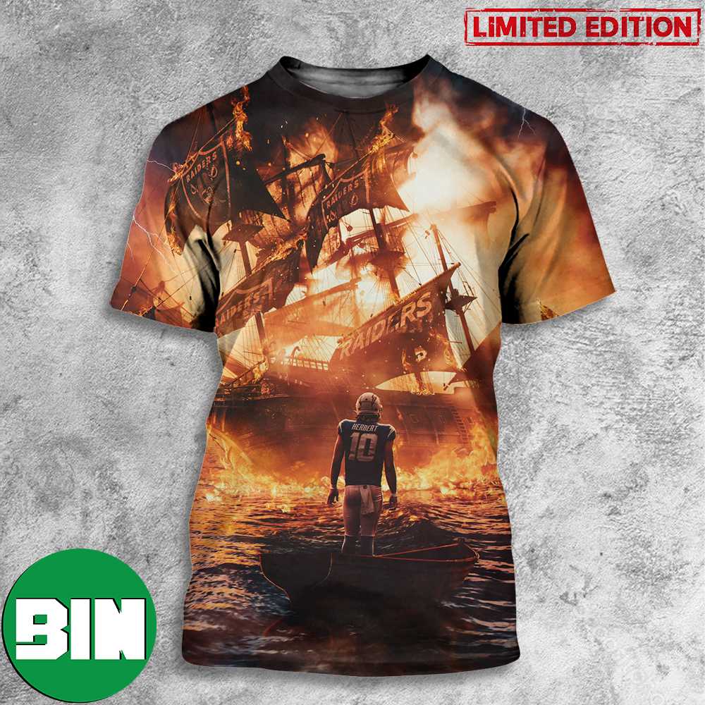 Los Angeles Chargers Burn Las Vegas Raiders With 24 Points Congratulations Let Bolt Up 3D T-Shirt Los Angeles Chargers Burn Las Vegas Raiders With 24 Points Congratulations Let Bolt Up 3D T-Shirt