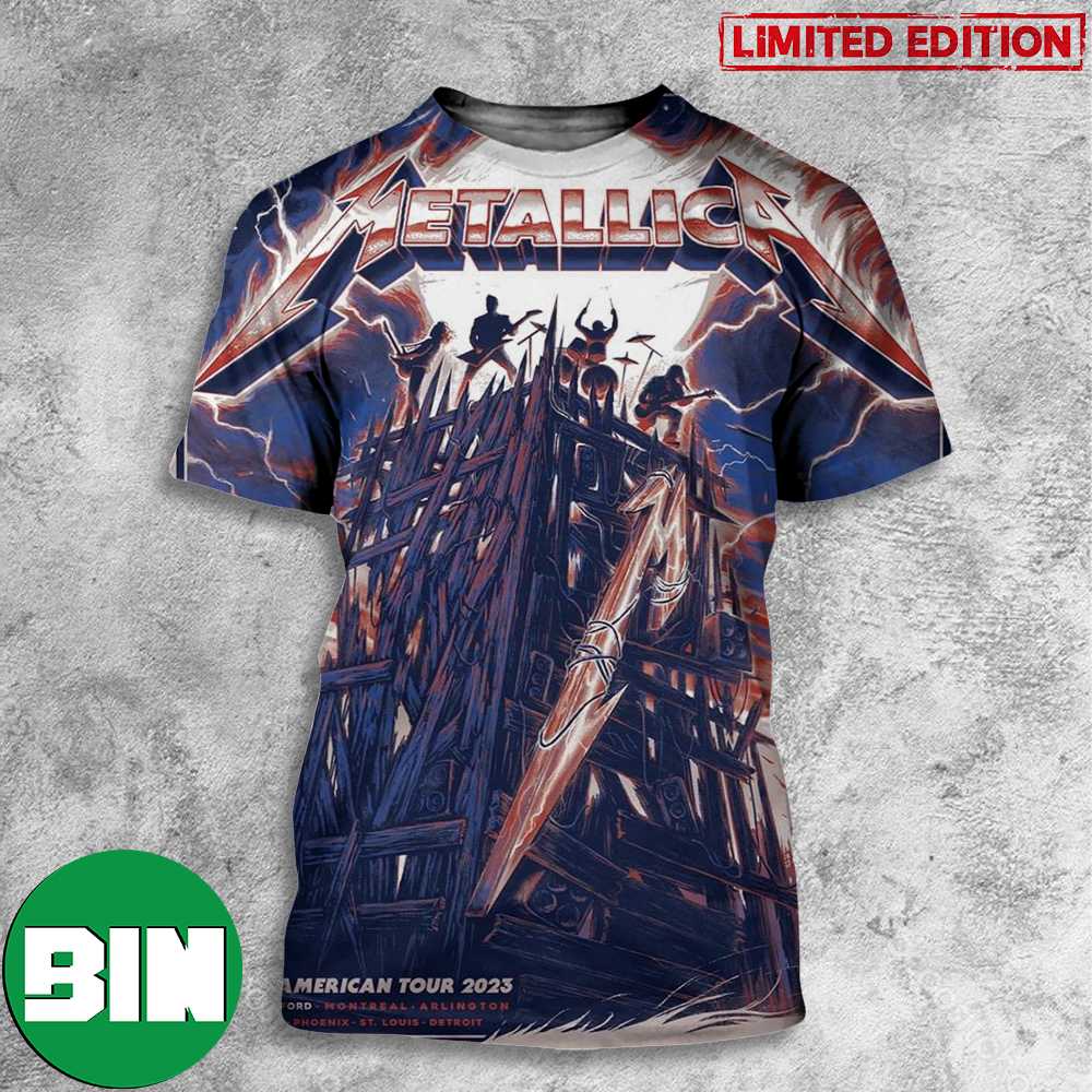 Metallica M72 East Rutherford NJ USA 2023 North American Tour August 4 And 6 All Over Print Shirt Metallica M72 East Rutherford NJ USA 2023 North American Tour August 4 And 6 All Over Print Shirt