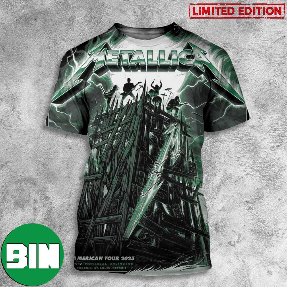 Metallica North American Tour 2023 M72 East Rutherford NJ USA 4 And 6 August All Over Print Shirt Metallica North American Tour 2023 M72 East Rutherford NJ USA 4 And 6 August All Over Print Shirt