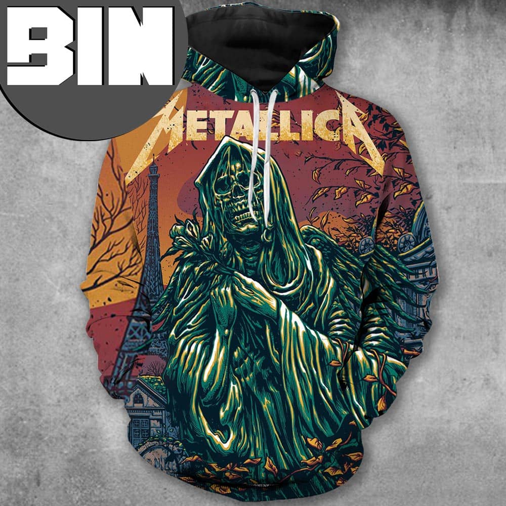 Metallica Stade De France M72 World Tour Final Night Hoodie