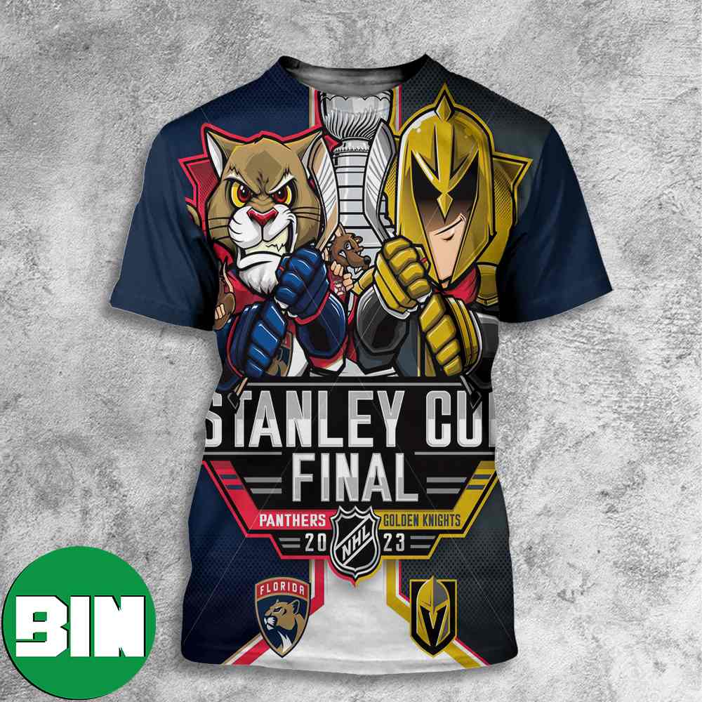 NHL Stanley Cup 2023 Florida Panthers vs Vegas Golden Knights NHL Playoffs All Over Print T-Shirt NHL Stanley Cup 2023 Florida Panthers vs Vegas Golden Knights NHL Playoffs All Over Print T-Shirt