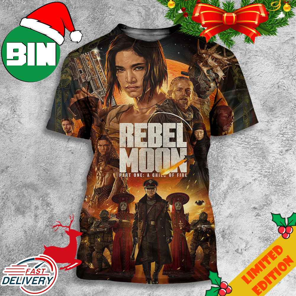 New Poster For Zack Snyder_s Rebel Moon Part 1 3D T-Shirt