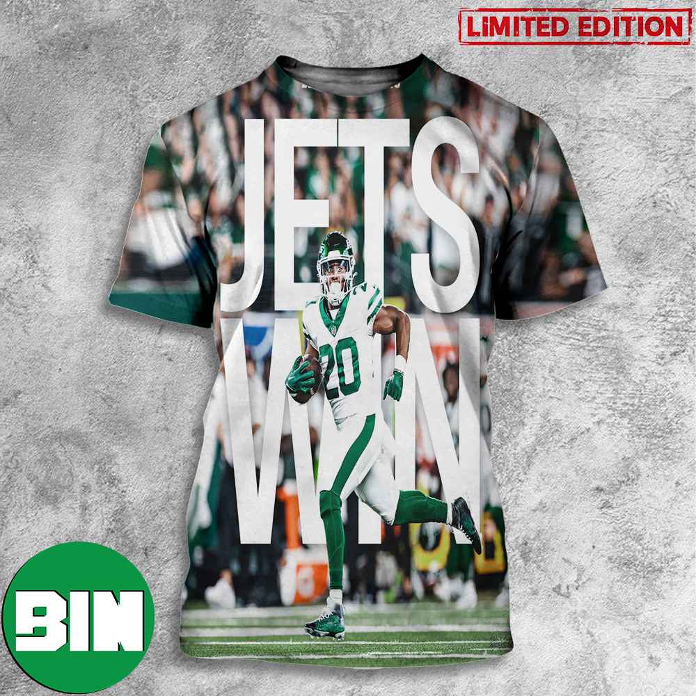 New York Jets Win Congratulations Buffalo Bills 16 New York Jets 22 3D T-Shirt
