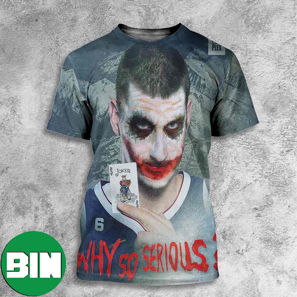 Nikola Jokic The Joker Has The Denver Nuggets In Their First NBA Finals 2023 All Over Print Shirt Nikola Jokic The Joker Has The Denver Nuggets In Their First NBA Finals 2023 All Over Print Shirt