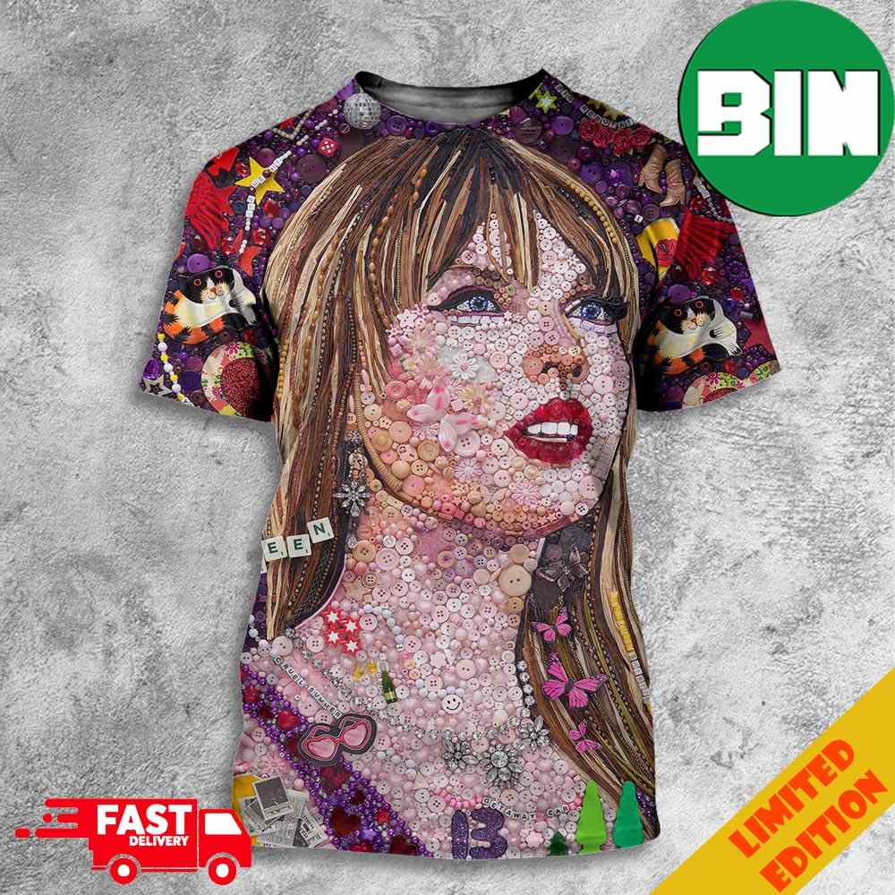 People Magazine Evert Easter Egg Featured In Taylor Swift_s Time Artist Portrait Person Of The Year 3D T-Shirt