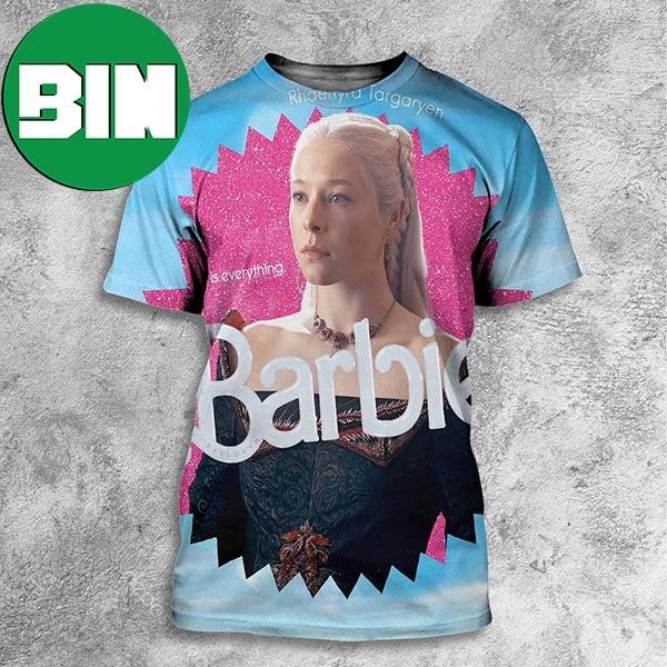 Rhaenyra Targaryen Barbie Is Everything Funny Collab With House Of The Dragon All Over Print Shirt Rhaenyra Targaryen Barbie Is Everything Funny Collab With House Of The Dragon All Over Print Shirt