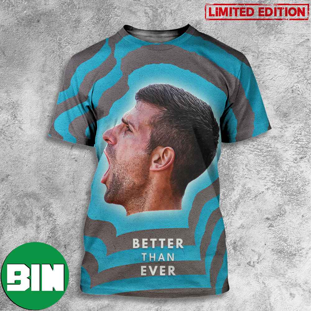 Sir Novak Djokovic Is The Undisputed GOAT US Open Champions Better Than Ever 3D T-Shirt
