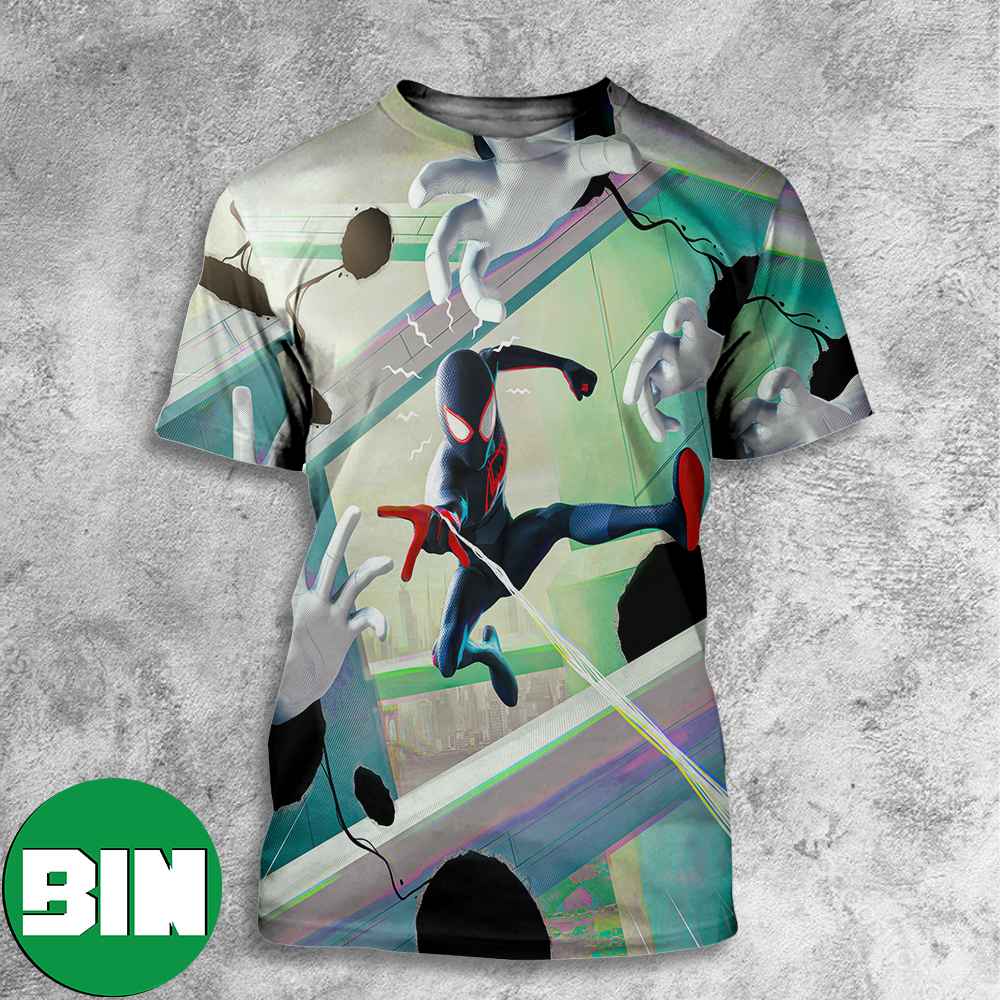 Spider-Man vs The Spot Spider-Man Across The Spider-Verse All Over Print T-Shirt