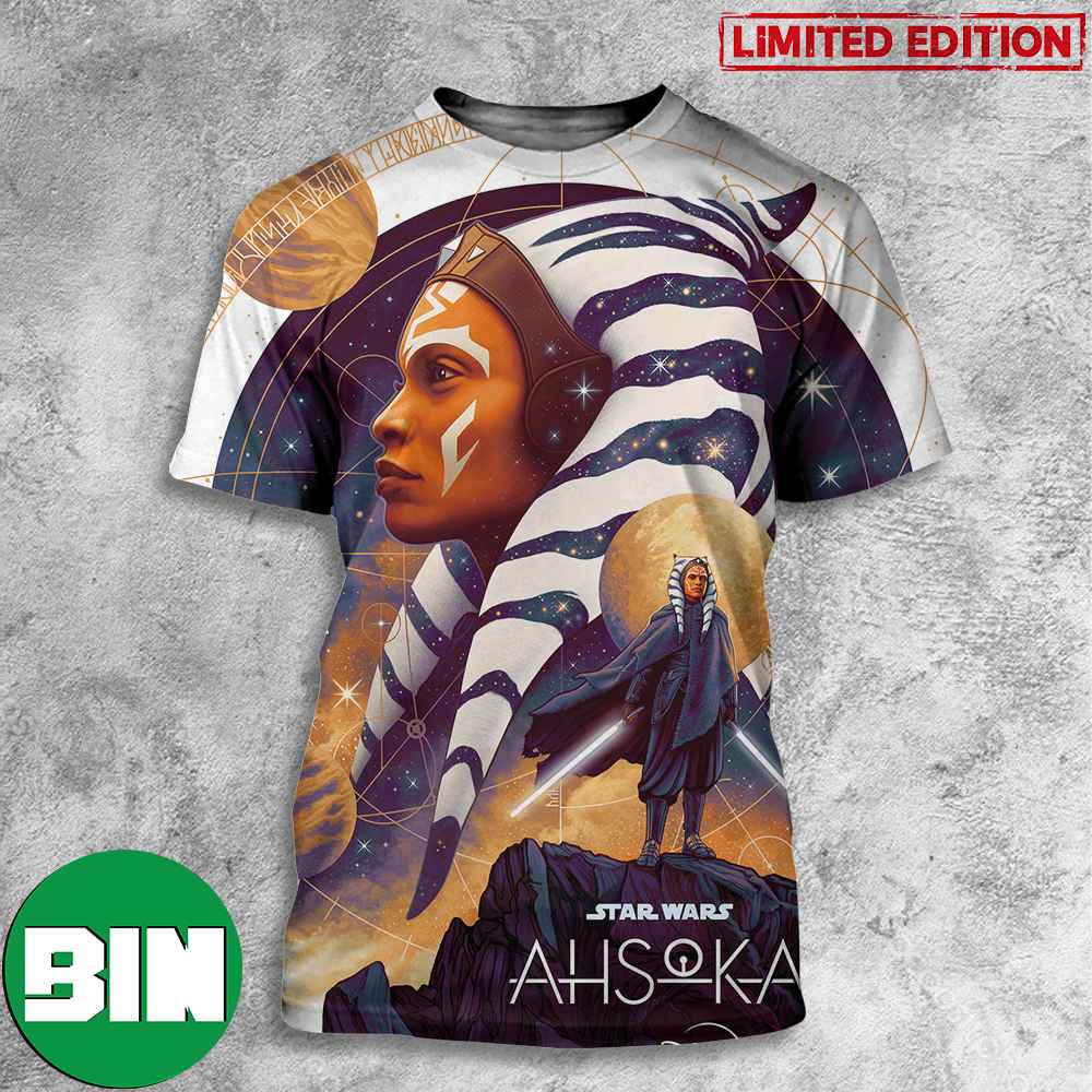 Star Wars Ahsoka Inspired Art By CA Martin Art Streaming August 23 On Disney Plus 3D T-Shirt Star Wars Ahsoka Inspired Art By CA Martin Art Streaming August 23 On Disney Plus 3D T-Shirt