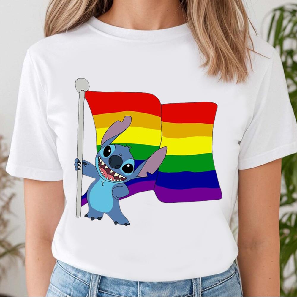 Stitch With Flag, Disney Stitch Memorial Day Shirt