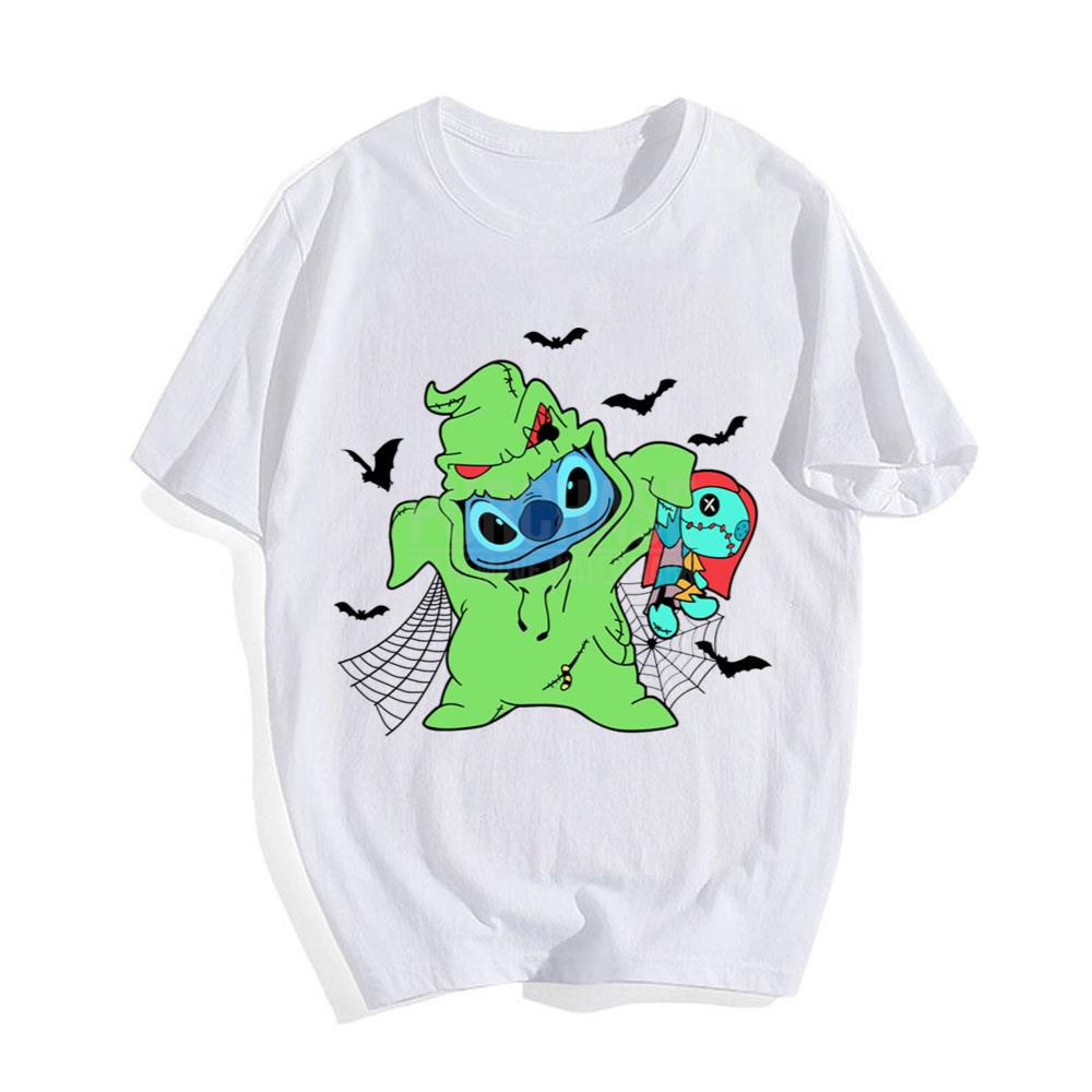 Stitch x Oogie And Sally Halloween T-Shirt