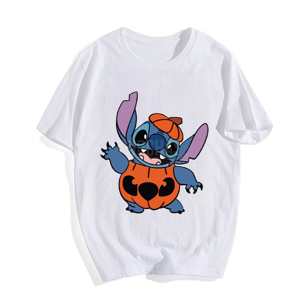 Stitch x Pumpkin Disney Halloween T-Shirt