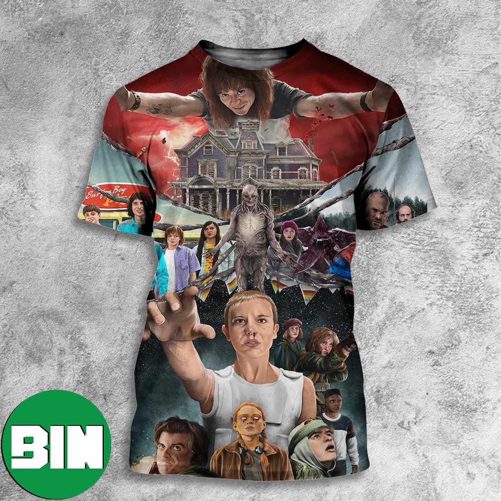 Stranger Things Season 5 New Fan Art Poster All Over Print Shirt